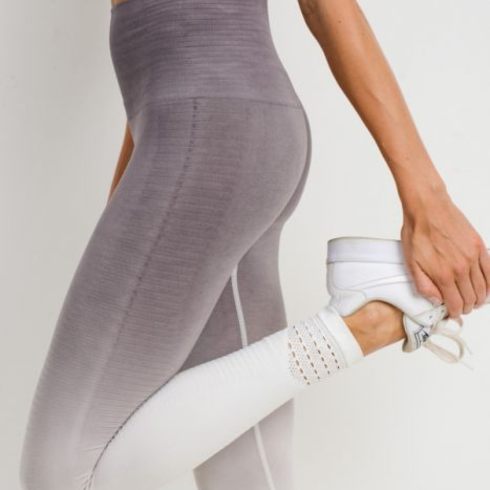 Mono B Highwaist Gradient Seamless Ribbed Leggings
